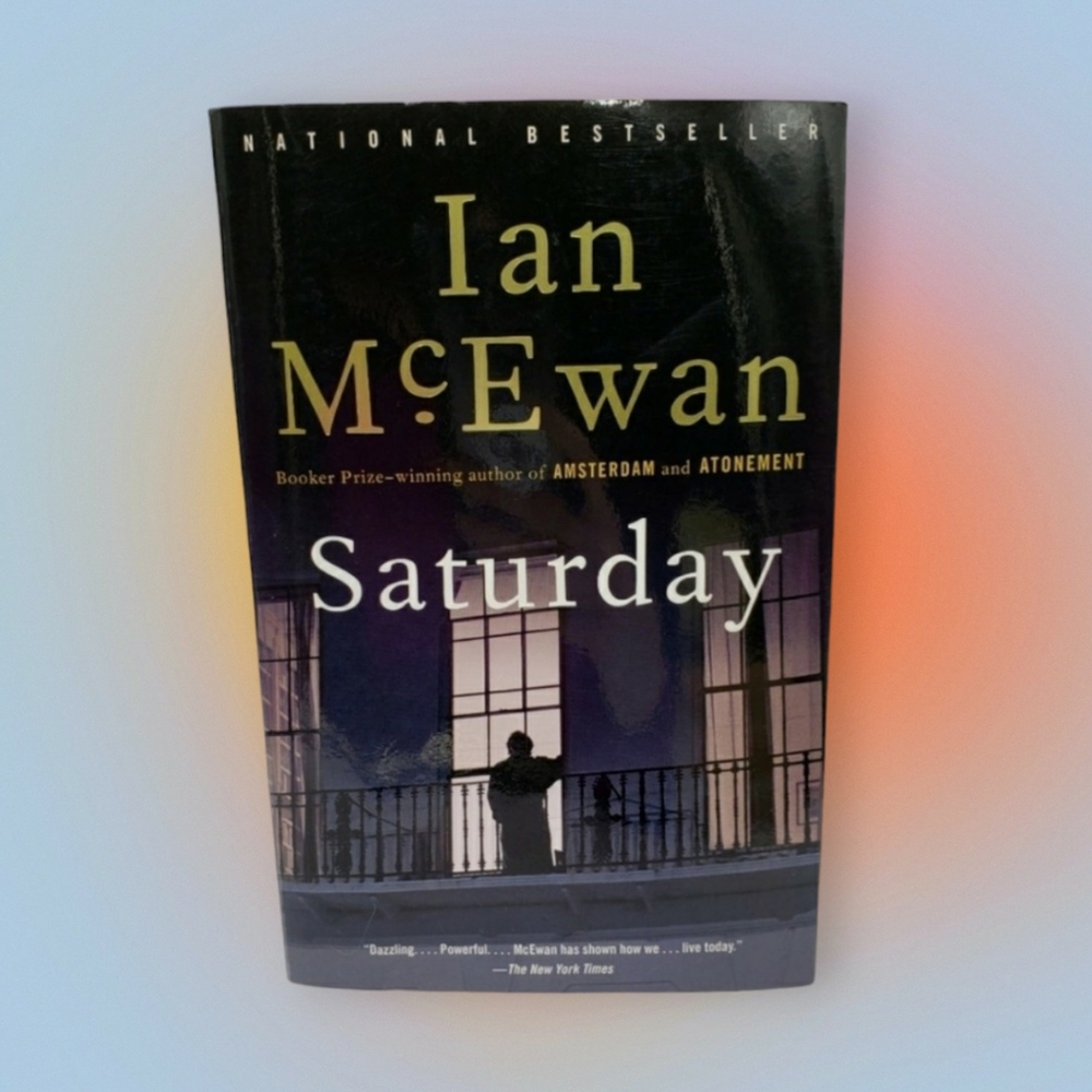 3/$12 Ian McEwan Saturday Paperback Book